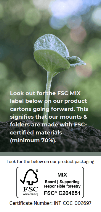 Look for the FSC label on our product packaging